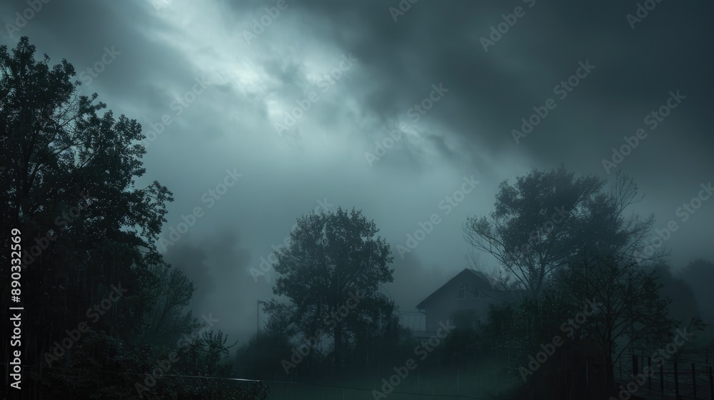 Gloomy dreadful weather