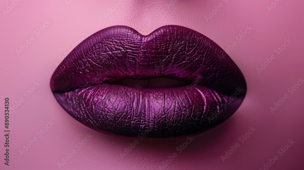 The Glossy Purple Lips The Glossy Purple Lips