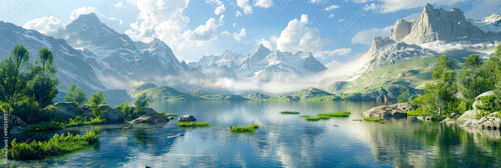 Fototapeta premium Berglandschaft