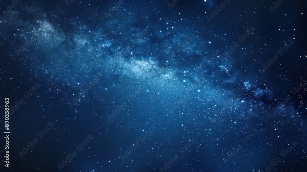 Starry Night Sky with Milky Way