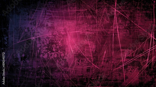 Abstract Dark Colorful Background with Distressed Grunge Texture and Scratches