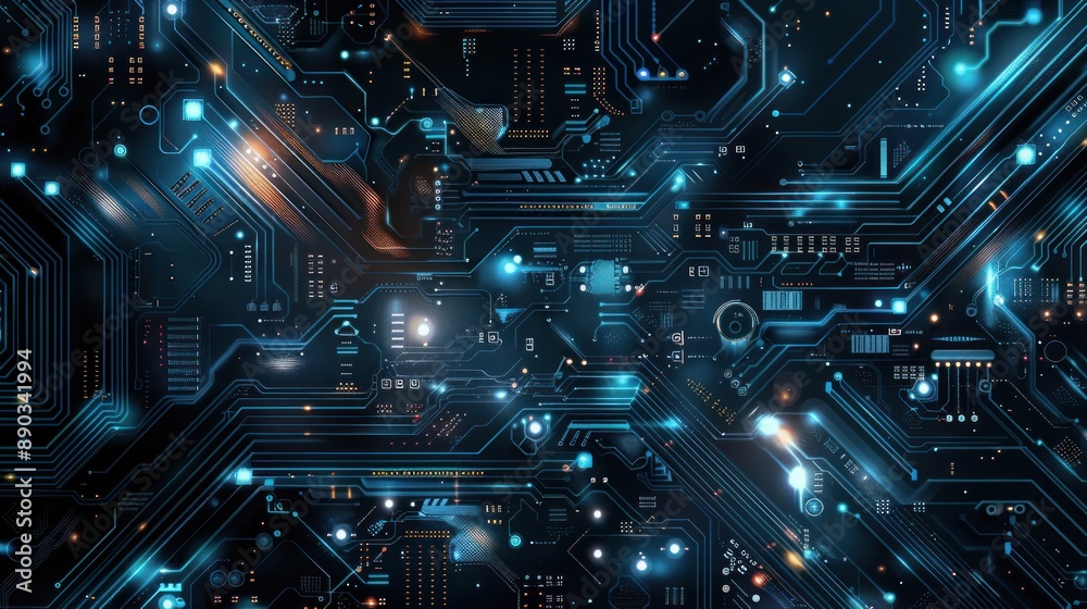 Abstract Futuristic Technology Background Abstract Futuristic Technology Background