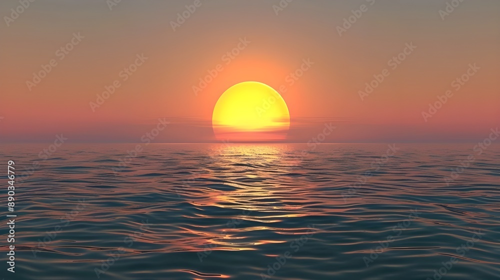 sunset over the sea sunset over the sea