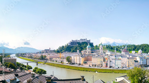 Blick auf Salzburg Stadt - Panorama photo