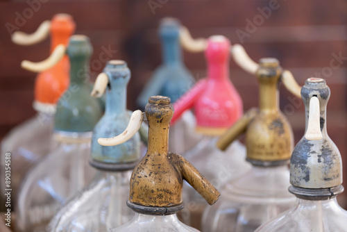 old pressure siphon box, Mallorca, Balearic Islands, Spain photo