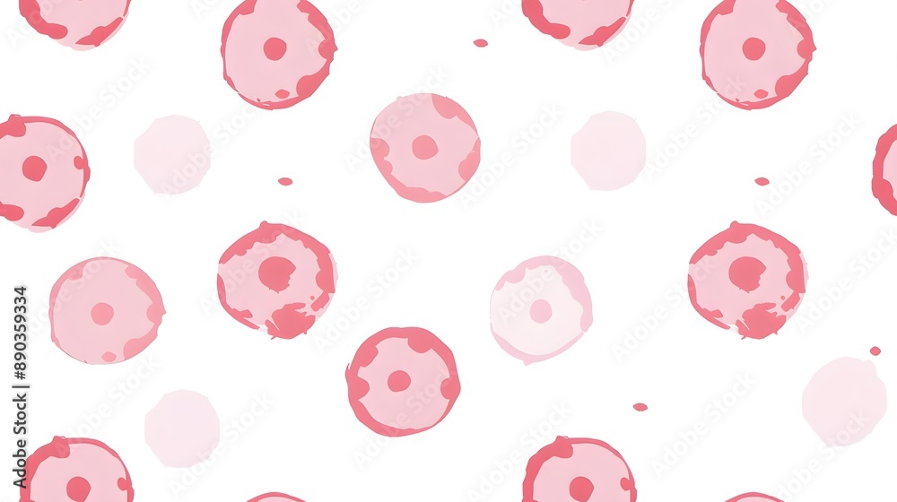 Pink Polka Dots Pattern Pink Polka Dots Pattern