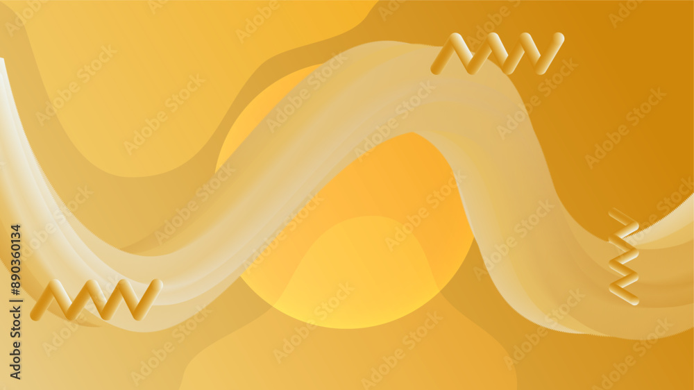 Fototapeta premium Colorful background with different abstract shapes