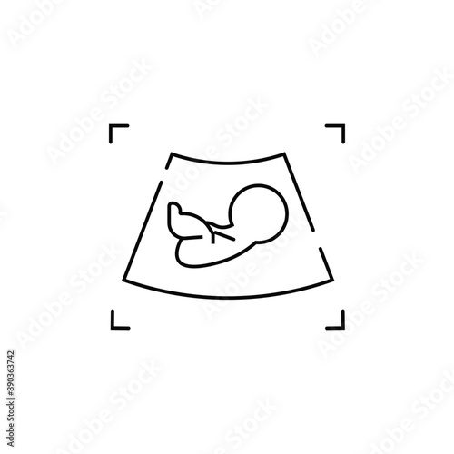 ultrasound vector type icon