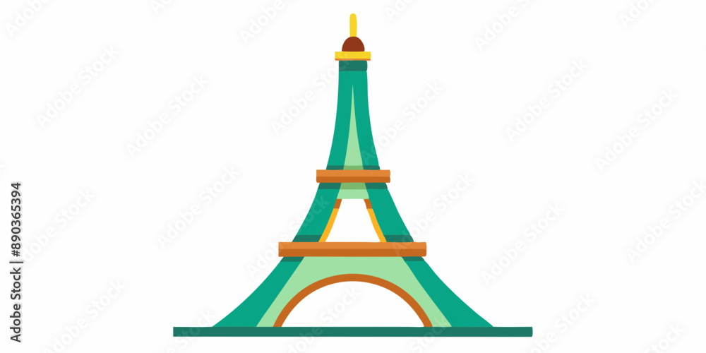 Eiffel Tower vector isolated on white background
Eiffel Tower vector isolated on white background