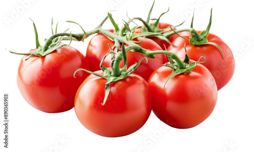 Mix Organic Tomato onion on white background PNG Vegetable Food Concept
