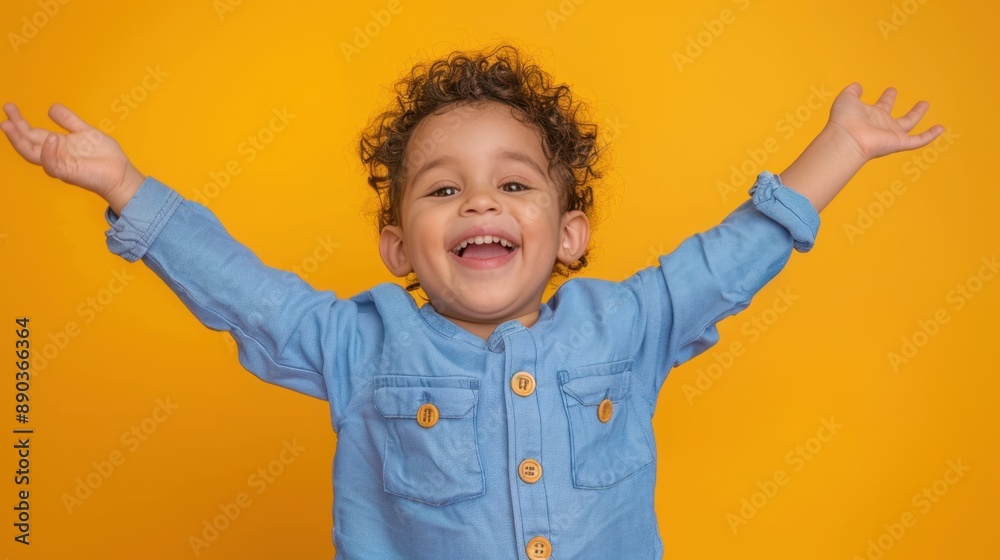 The Cheery Child in Blue The Cheery Child in Blue