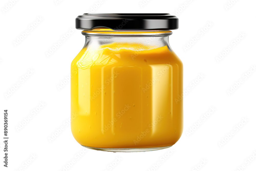 Sunshine in a Jar on White or PNG Transparent Background.
