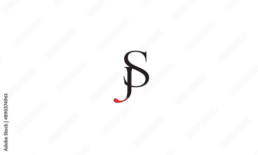 JS, SJ , J , S , Abstract Letters Logo Monogram JS, SJ , J , S , Abstract Letters Logo Monogram