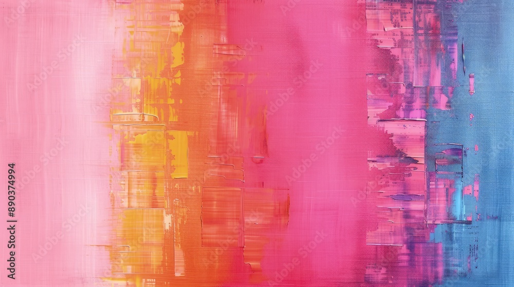 Naklejka premium Abstract Artwork Depicting Vibrant Colors and Dynamic Brushstrokes