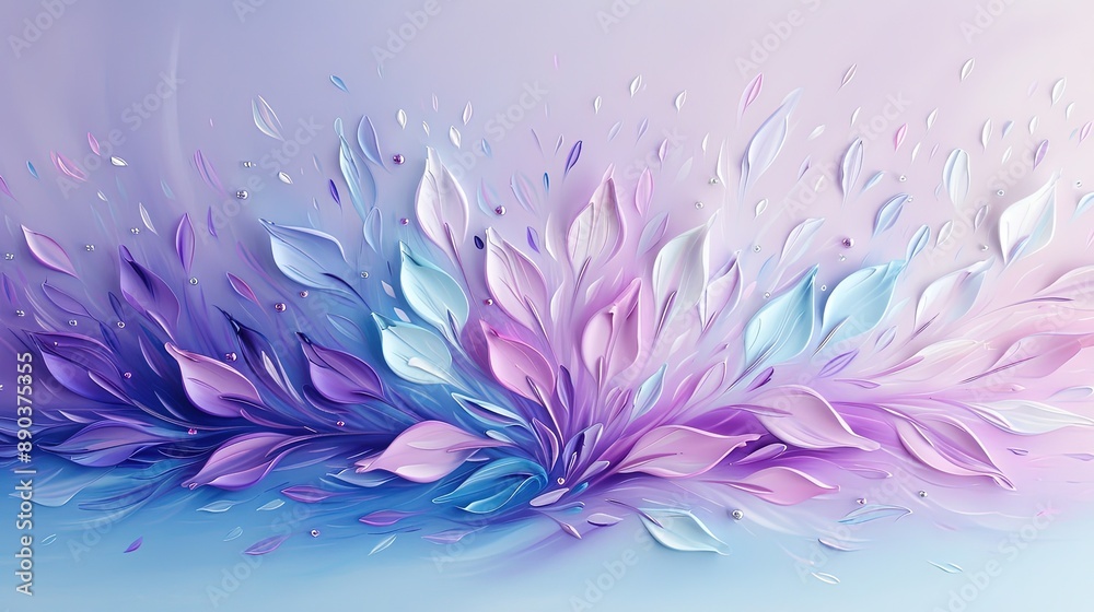 Obraz premium Close-Up Photography Showcasing Water Droplets on Flower Petal