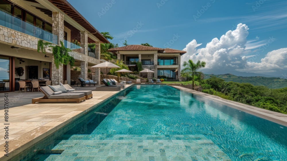 Luxurious Tropical Villa with Infinity Pool Luxurious Tropical Villa with Infinity Pool