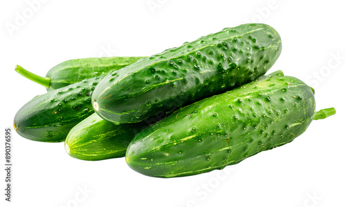 Cucumber isolated white background Healthy PNG  Vegetable Concept