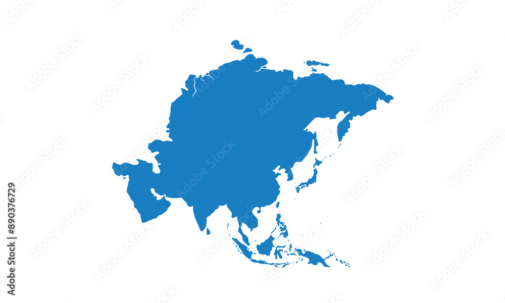 Obraz premium World map modern color,isolated on white background for website layouts,background,education, precise,customizable,Travel worldwide,map silhouette backdrop,earth geography, political,reports.