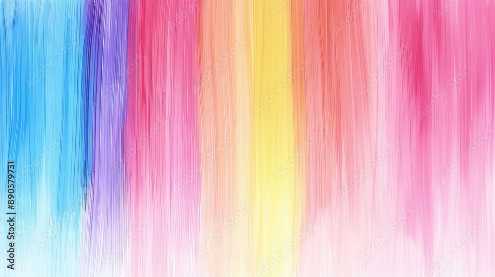 Vibrant Abstract Painting with Luscious Colors on Canvas Vibrant Abstract Painting with Luscious Colors on Canvas