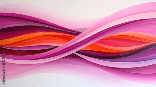 Vibrant Abstract Art Print with Surrealistic Colors