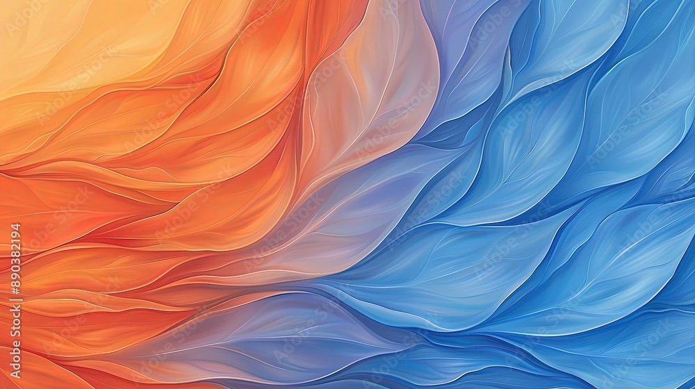 Vivid Rainbow Painting with Distinct Colors