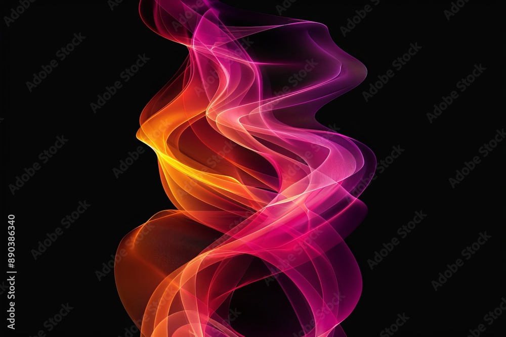 Abstract swirling light patterns in vibrant colors creating a dynamic and energetic visual effect Abstract swirling light patterns in vibrant colors creating a dynamic and energetic visual effect
