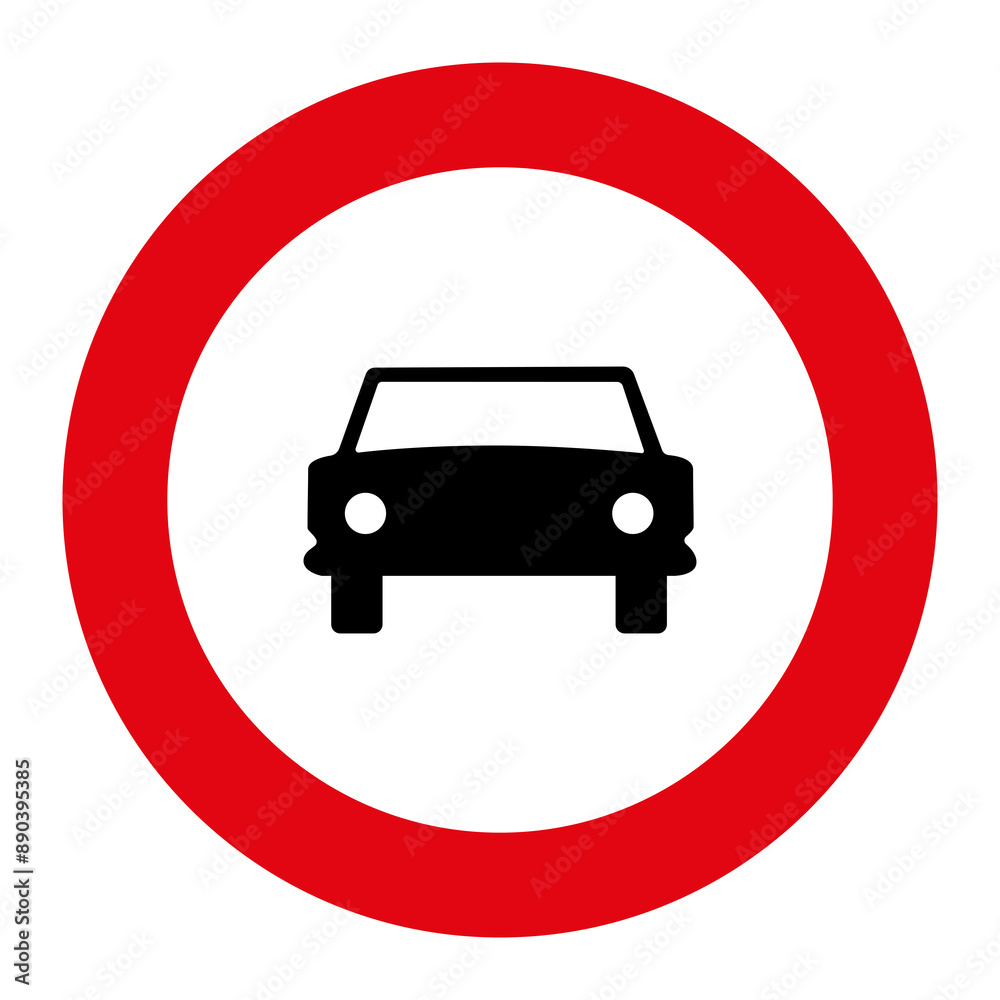 PROHIBITORI SIGN, R-103 - No motor vehicles with more than two wheels - PNG PROHIBITORI SIGN, R-103 - No motor vehicles with more than two wheels - PNG