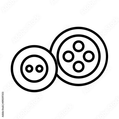 Button line icon