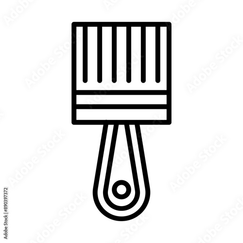 Paintbrush line icon