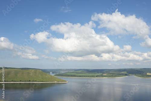 Hills by the Dniester River. Bakota, Ukraine 