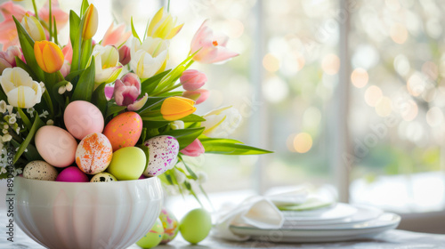 Easter holiday design, eggs...