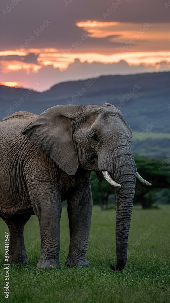 Obraz premium Elephant in the Wild