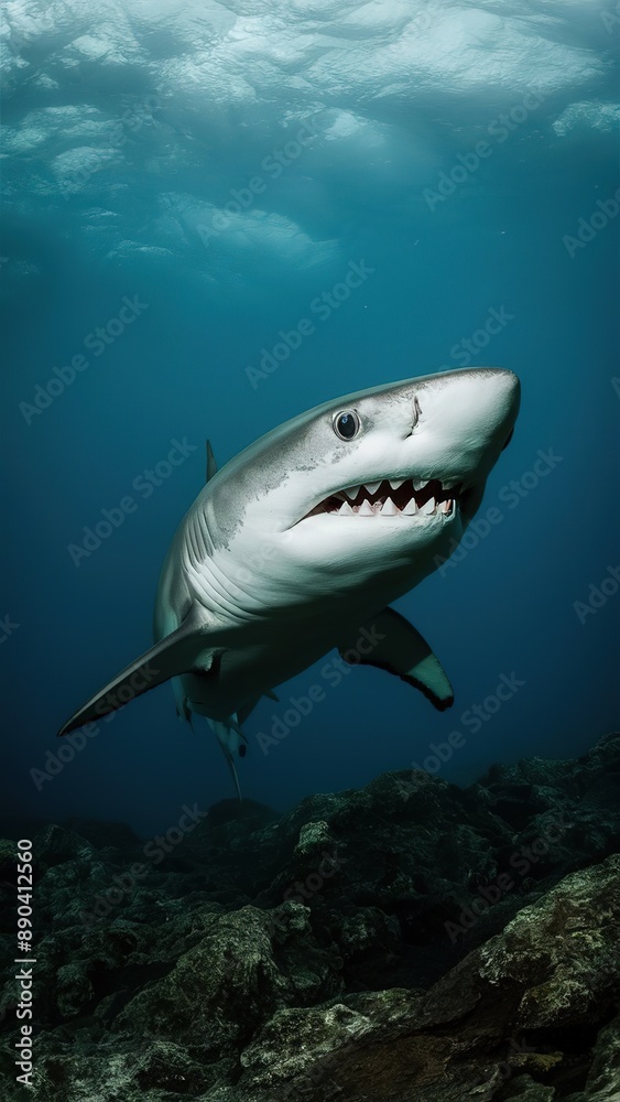 Great Shark in the Sea Great Shark in the Sea