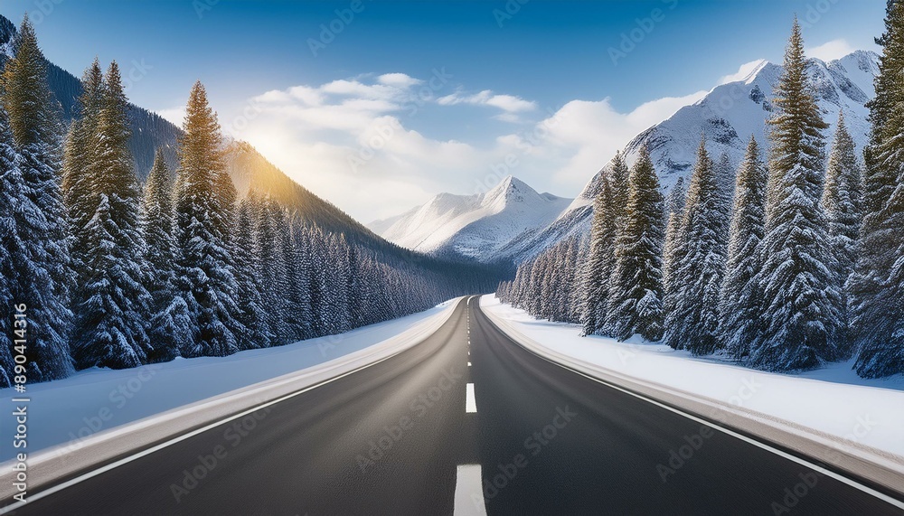 road to the mountains road to the mountains