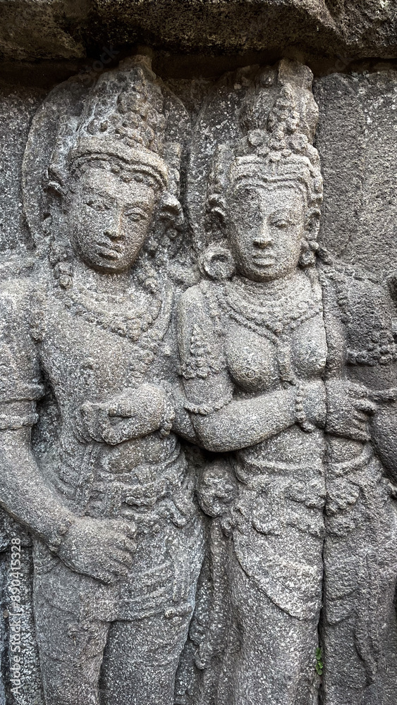 Ramayana relief at Prambanan temple Ramayana relief at Prambanan temple