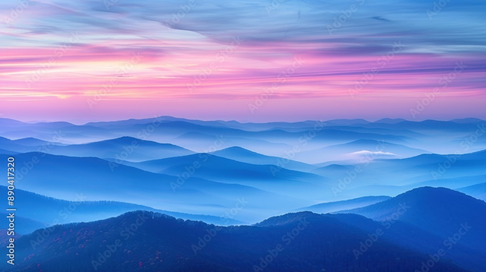 A breathtaking sunrise over a misty mountain range, featuring vibrant colors and multiple layers of peaks in the distance. A breathtaking sunrise over a misty mountain range, featuring vibrant colors and multiple layers of peaks in the distance.