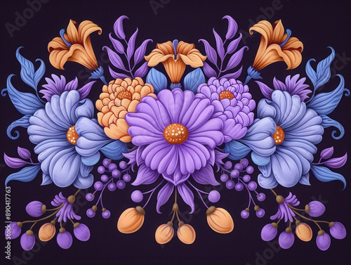 A pixel art depicting purpl...