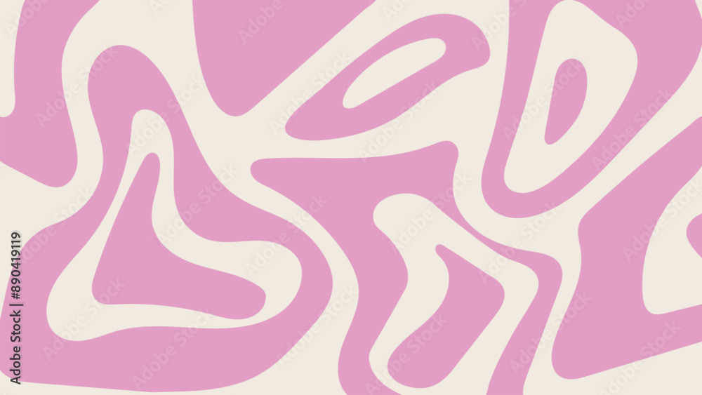 Groovy abstract background in pink and beige colors. Liquid marble pattern. Retro wavy texture. Trendy background in hippie 60s-70s style Groovy abstract background in pink and beige colors. Liquid marble pattern. Retro wavy texture. Trendy background in hippie 60s-70s style