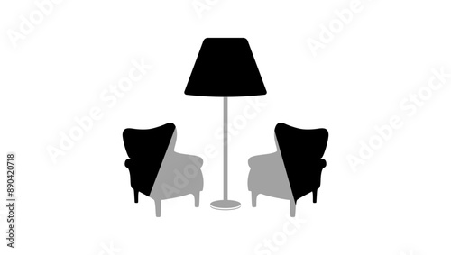 two armchairs, The concept of the psychology of thinking