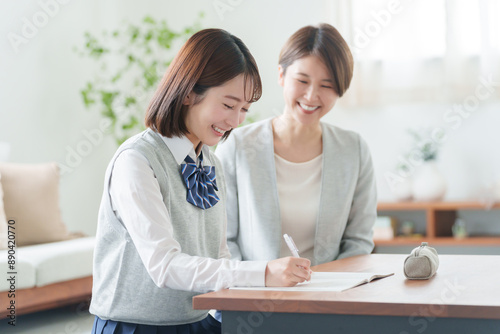 女子高校生と家庭教師