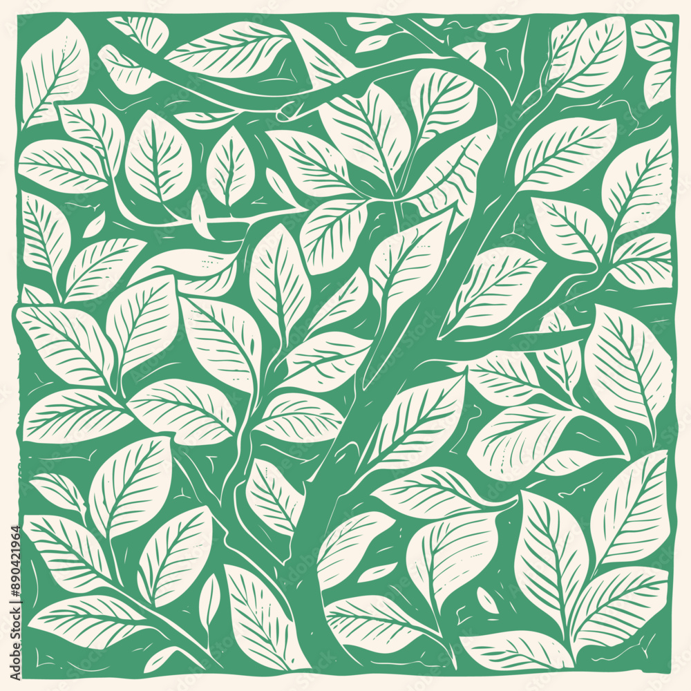 Branches silhouette. vector illustration