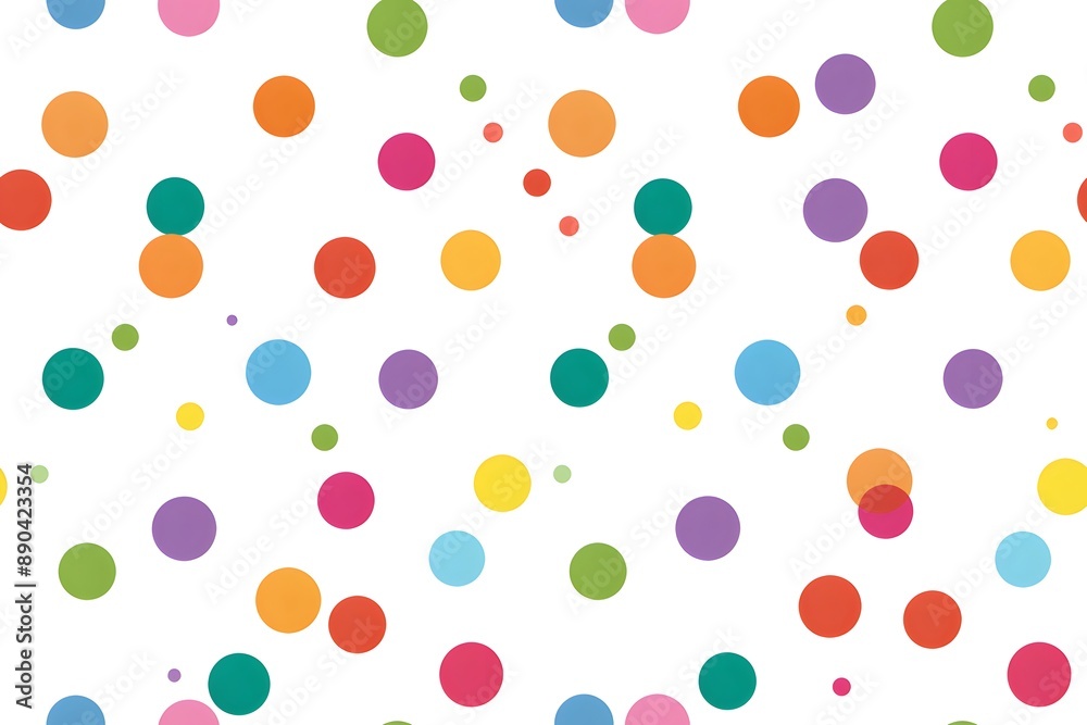 Colorful Polka Dot Pattern Colorful Polka Dot Pattern