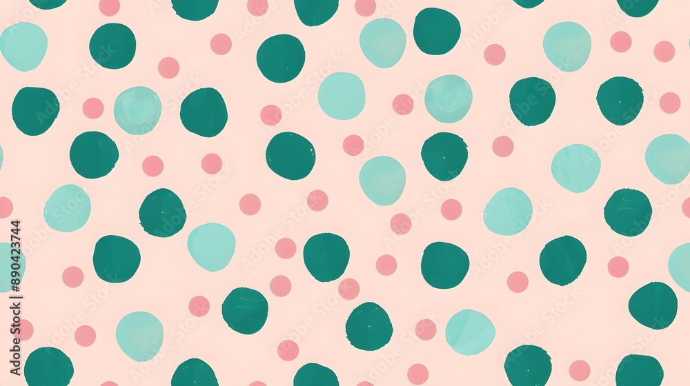Abstract Polka Dot Pattern Abstract Polka Dot Pattern