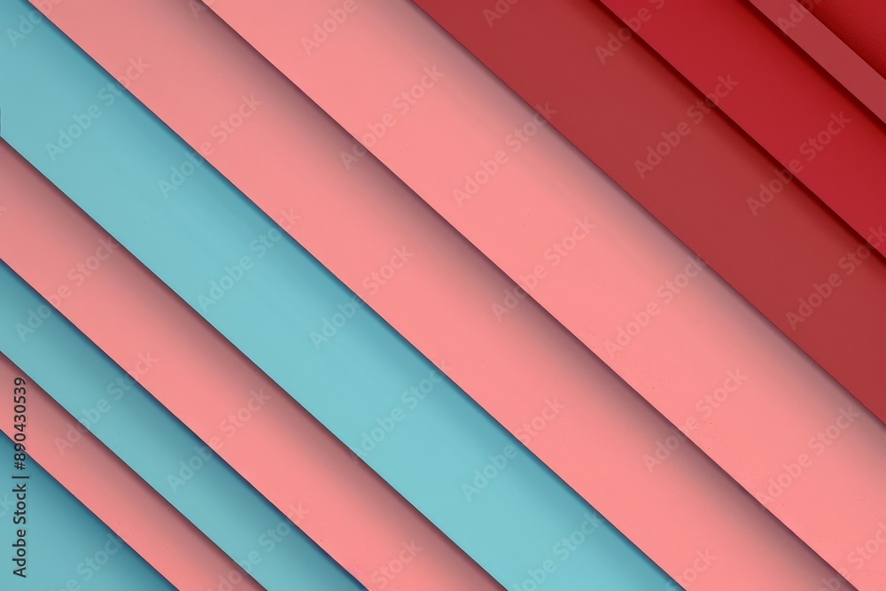 Fototapeta premium Spheres on layered waves transition from ocean depths to a sky-like gradient, background, wallpaper. Beautiful simple AI generated image in 4K, unique.