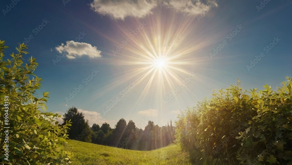 sunset in the natural landscape of forest and scene of clouds in summer season sunset in the natural landscape of forest and scene of clouds in summer season