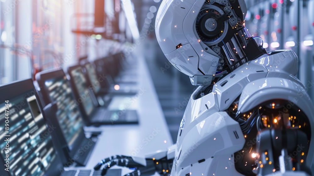Powerful computers with artificial intelligence help us understand and solve problems. They can learn and improve over time, and can even understand and process human language. Powerful computers with artificial intelligence help us understand and solve problems. They can learn and improve over time, and can even understand and process human language.