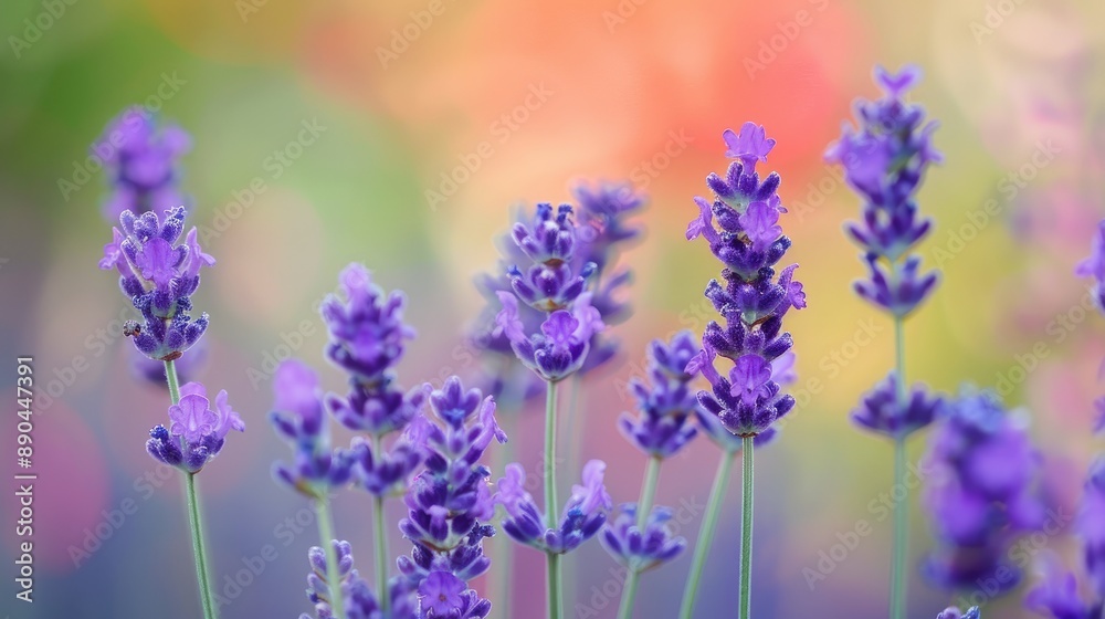 Lavender flowers with selective focus Lavender flowers with selective focus