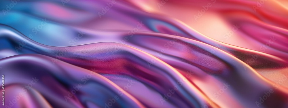 Reflective material, holographic processing, flexible technology, dark background Reflective material, holographic processing, flexible technology, dark background