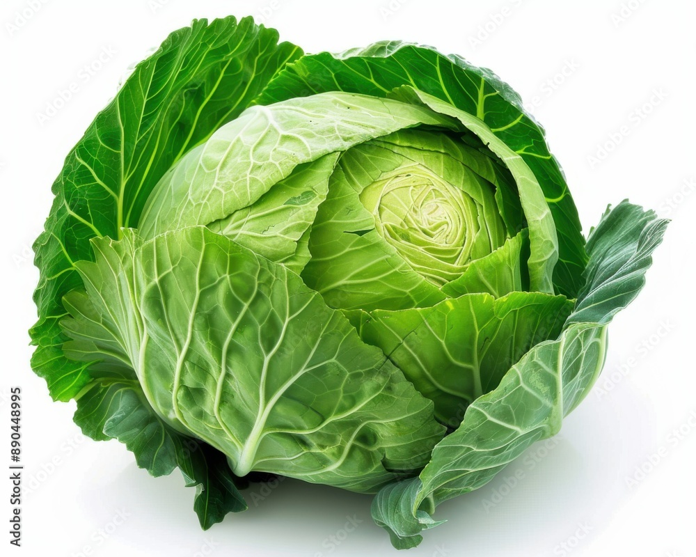 Cabbage. Fresh Green Vegetable for Healthy Organic Salad, Full Depth of Field Cabbage. Fresh Green Vegetable for Healthy Organic Salad, Full Depth of Field