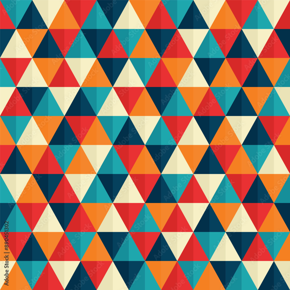 3d triangle seamless pattern with various colors 3d triangle seamless pattern with various colors